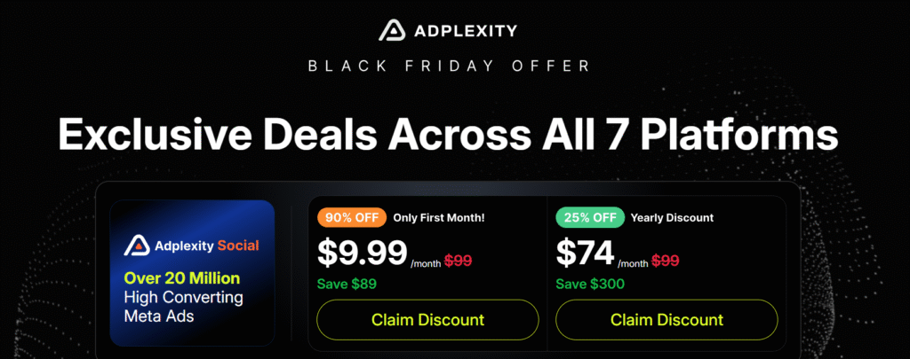 AdPlexity Black Friday